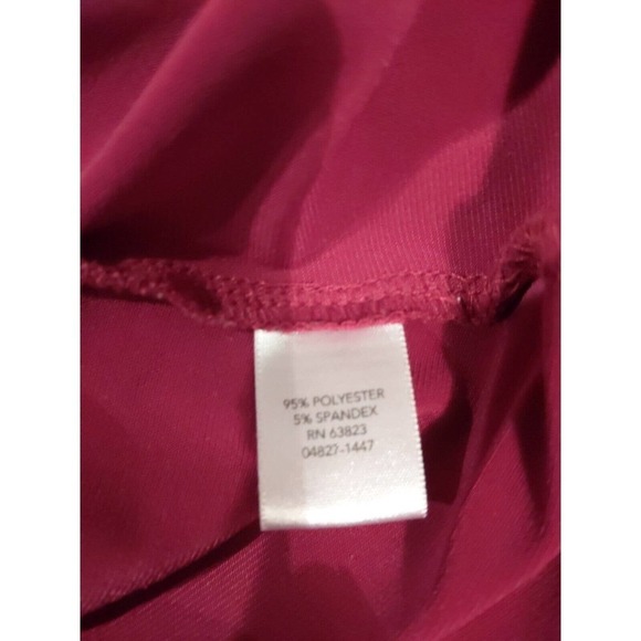 Set purple pointelle open cardigan Sleeveless Cowl set size Medium 3/4 sleeve - Picture 10 of 10